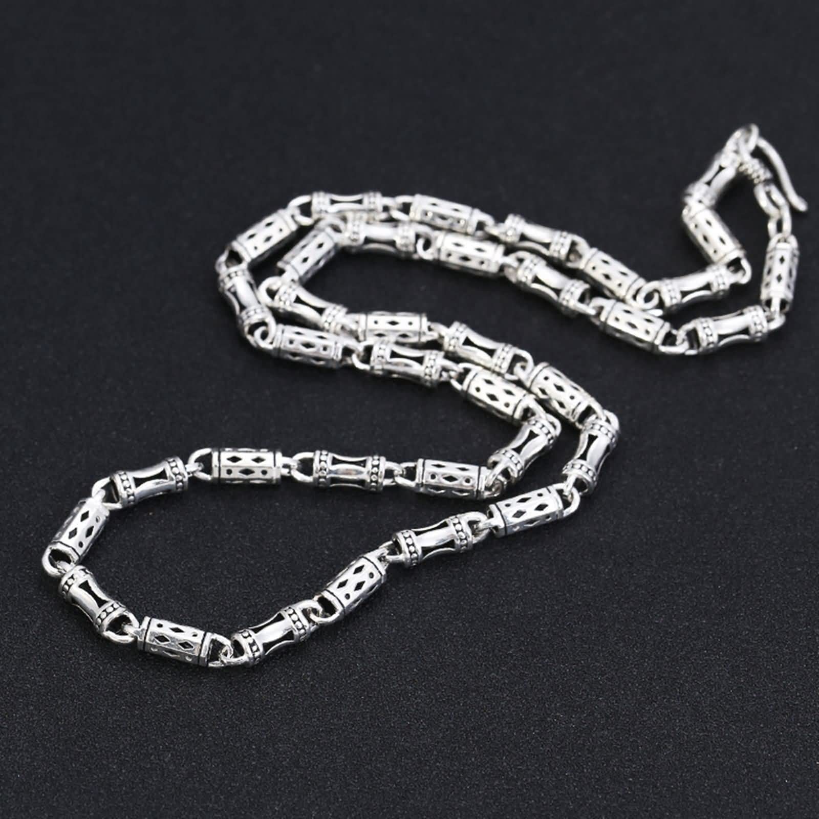 5mm Sterling Silver Chain Necklace for Men - 18 Inch Durable & Stylish Men's Jewelry - Perfect for Gifts, Casual Wear & Special Occasions