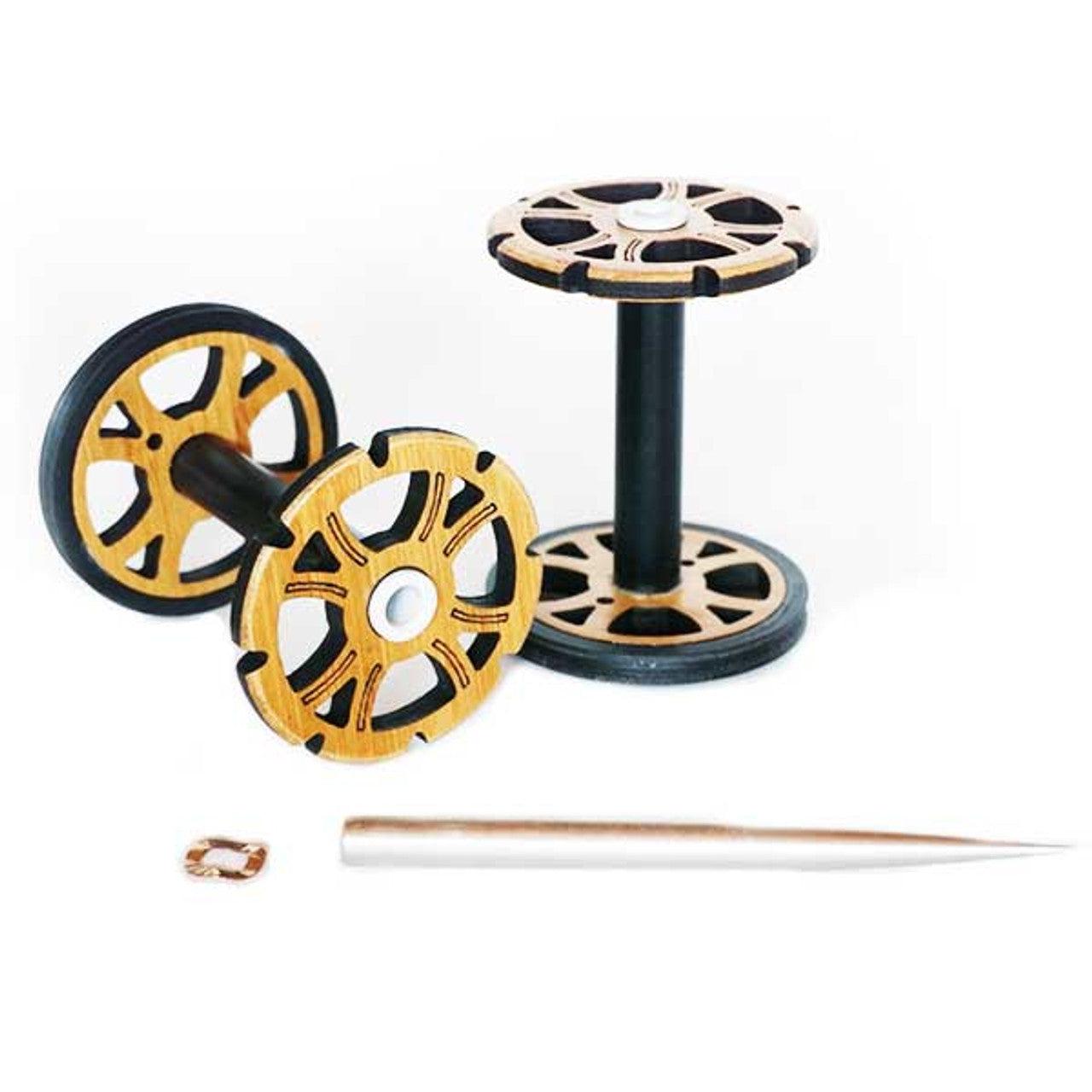 Majacraft 2 Bobbin Stylus Kit for Spinning Wheels - Premium Wool Spinning Accessories for Handmade Yarn Crafting | Perfect for DIY Knitting, Weaving & Fiber Arts Projects
