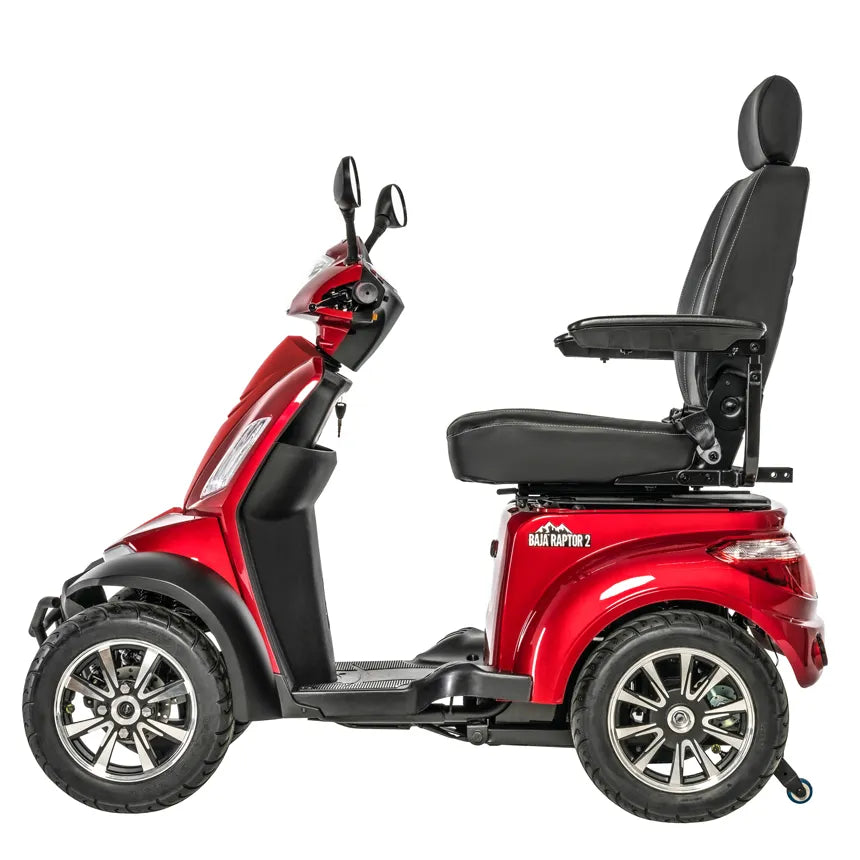 Pride Mobility BAJA Raptor 2 Heavy Duty 4-Wheel Mobility Scooter for Adults - Outdoor & Indoor Use, All-Terrain Electric Scooter for Shopping, Travel & Daily Commuting