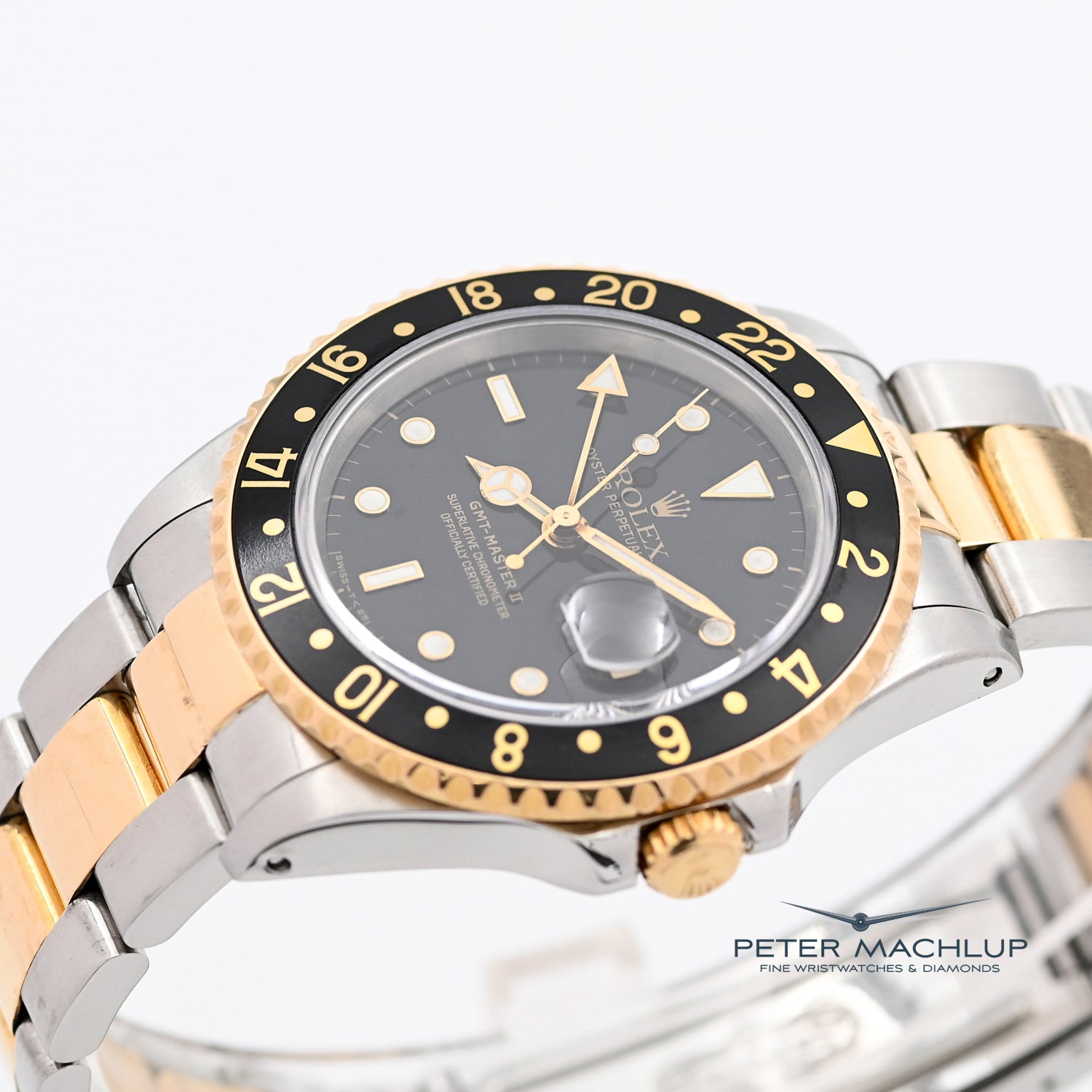 Authentic Rolex GMT-Master II 40mm Stainless Steel Watch 1992 - Luxury Timepiece for Travelers & Professionals