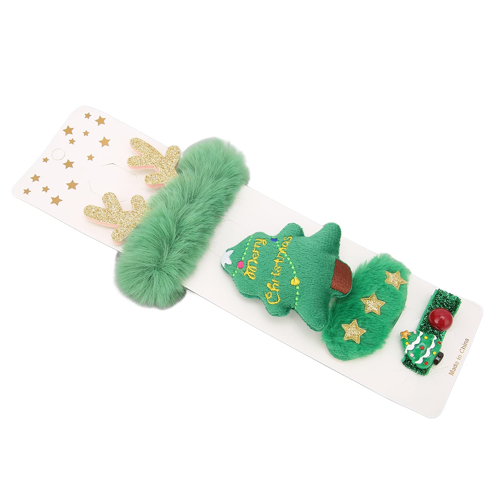 4pcs Christmas Hair Clips for Kids & Women - Festive Christmas Tree Barrettes for Girls, Holiday Hair Accessories - Perfect for Daily Wear, Christmas Parties & School Events