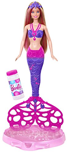 Barbie Mermaid Doll with Bubbles - Perfect for Kids' Bath Time Fun