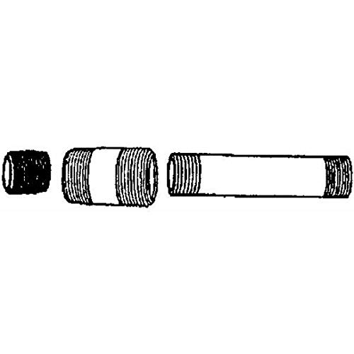 Black Iron Pipe Nipple 1/2