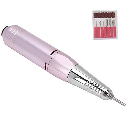 Professional Electric Nail Drill Machine 20000 RPM - Portable Manicure & Pedicure Tool for Acrylic Nails, Gel Polish & Nail Art | Perfect for Home Salon, Nail Technicians & DIY Beauty Care (Pink)