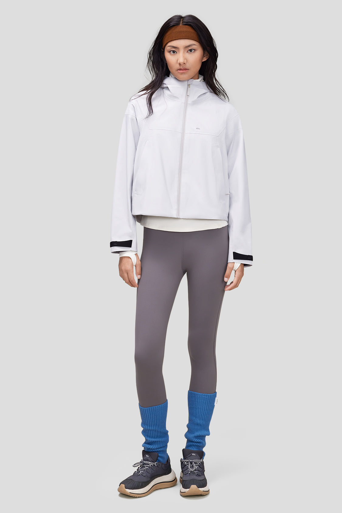 Women's Lightweight 3-in-1 Windbreaker Jacket with Hood - Waterproof Raincoat & Warm Fleece Lining for Hiking, Running & Outdoor Activities