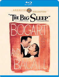 Big Sleep Blu-ray Movie - Classic Film Noir with Humphrey Bogart - Perfect for Movie Nights & Film Collectors