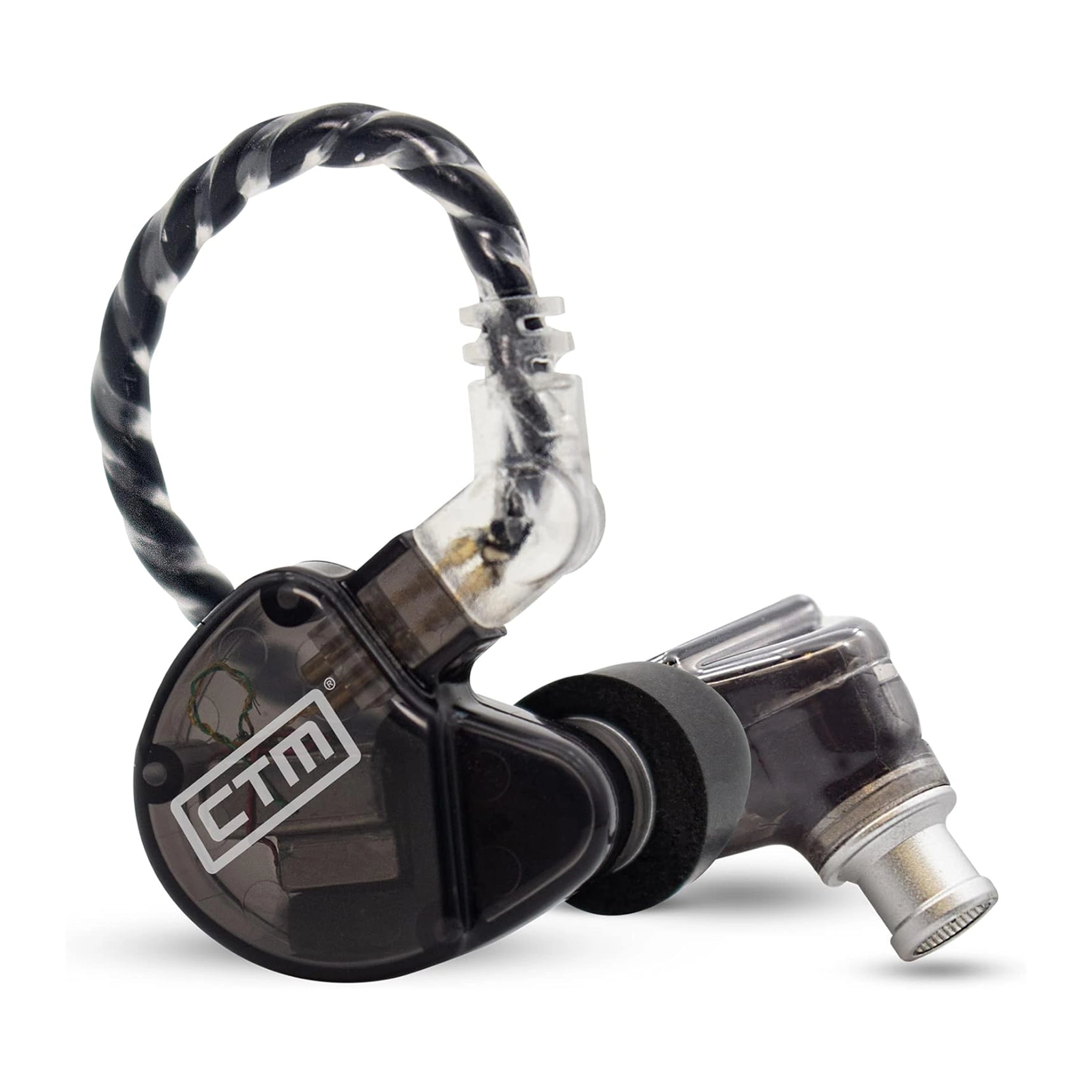 CTM CE220 Dual Driver In-Ear Monitor Headphones - High Fidelity Sound for Musicians, Audiophiles & Gaming - Perfect for Live Performances, Studio Recording & Travel
