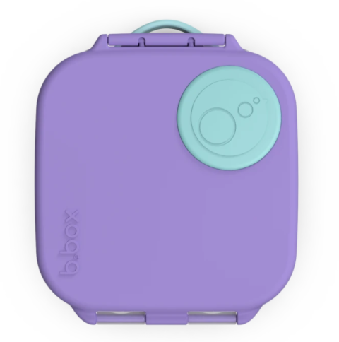 b.box MINI Kids Lunch Box - Insulated Bento Box for School, Travel & Picnics - Leakproof & Eco-Friendly - Lilac Pop Color