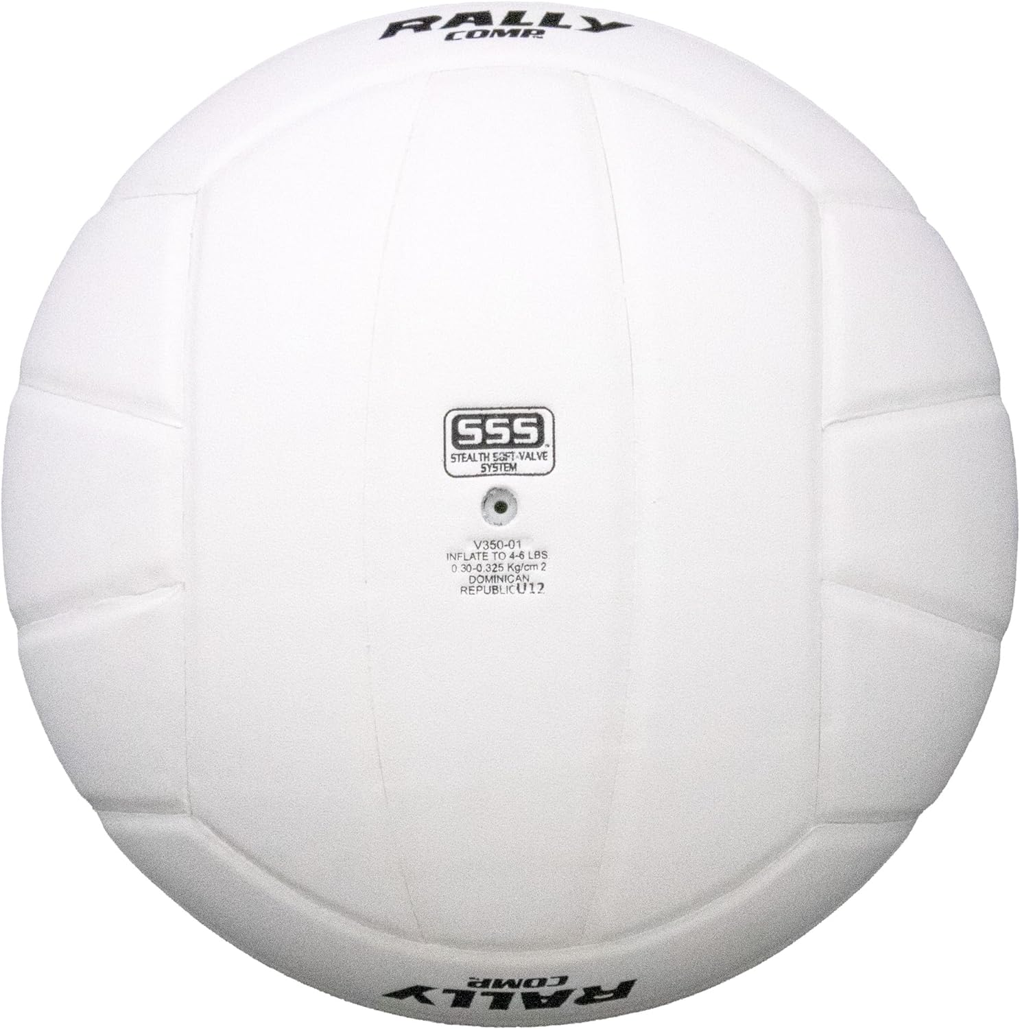 New Baden Rally Composite Indoor Practice Volleyball - Official Size 5 for All Ages - Perfect for Gym Training, School Sports & Recreational Play (White)
