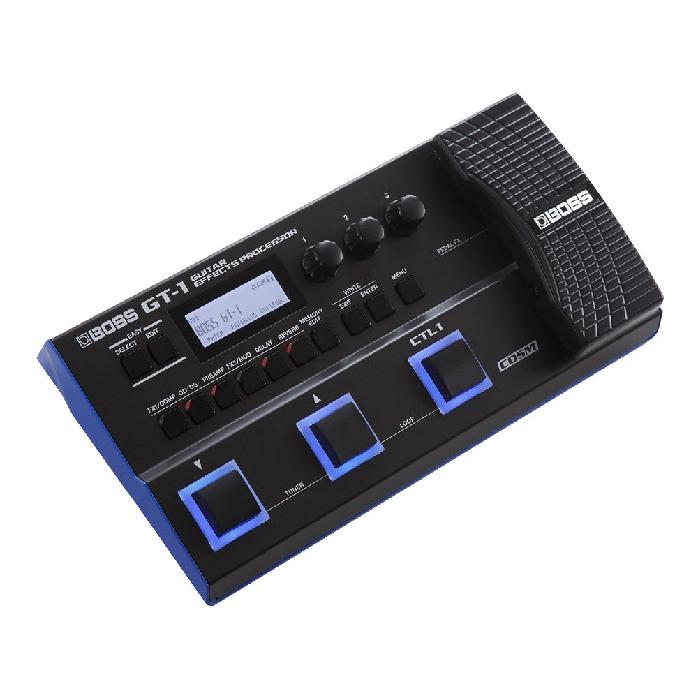 Boss GT-1 Multi-Effects Guitar Processor Pedal with 99 Presets - Compact & Portable for Live Performance, Studio Recording & Practice