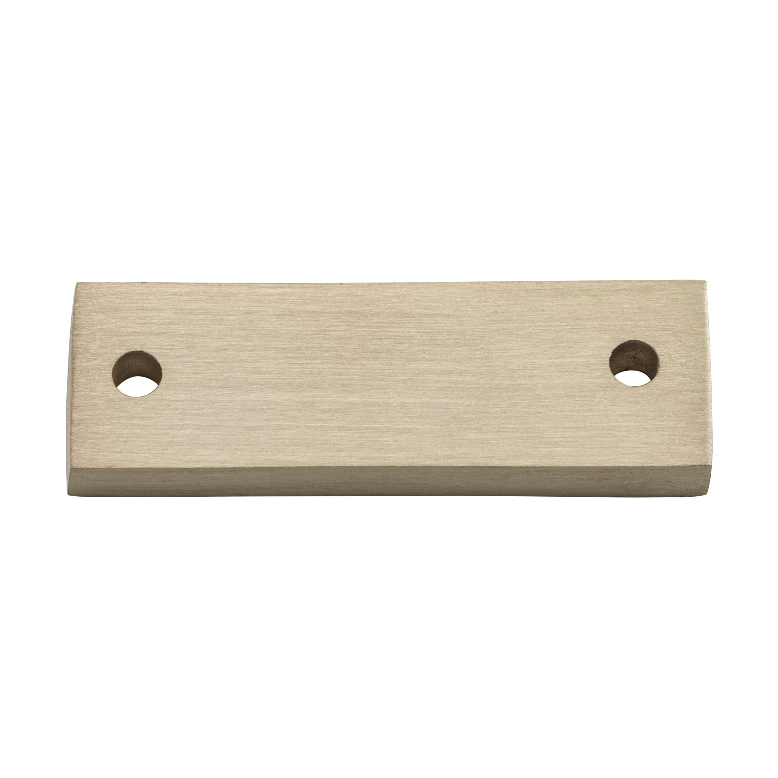 6666 Casement Window Fastener Spacer - 6mm Thick Satin Brass Finish - Perfect for Sliding Windows, French Doors, and Cabinet Hardware