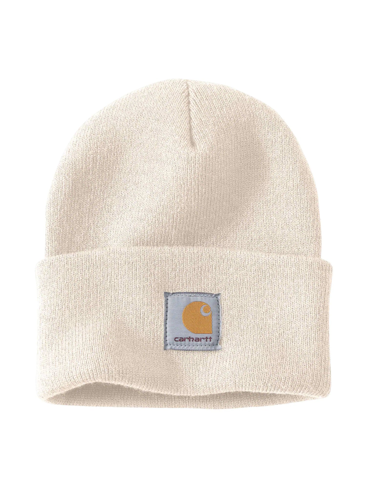 Carhartt Watch Beanie Winter White - Warm Knit Hat for Men & Women - Perfect for Outdoor Activities, Skiing, and Cold Weather Fashion