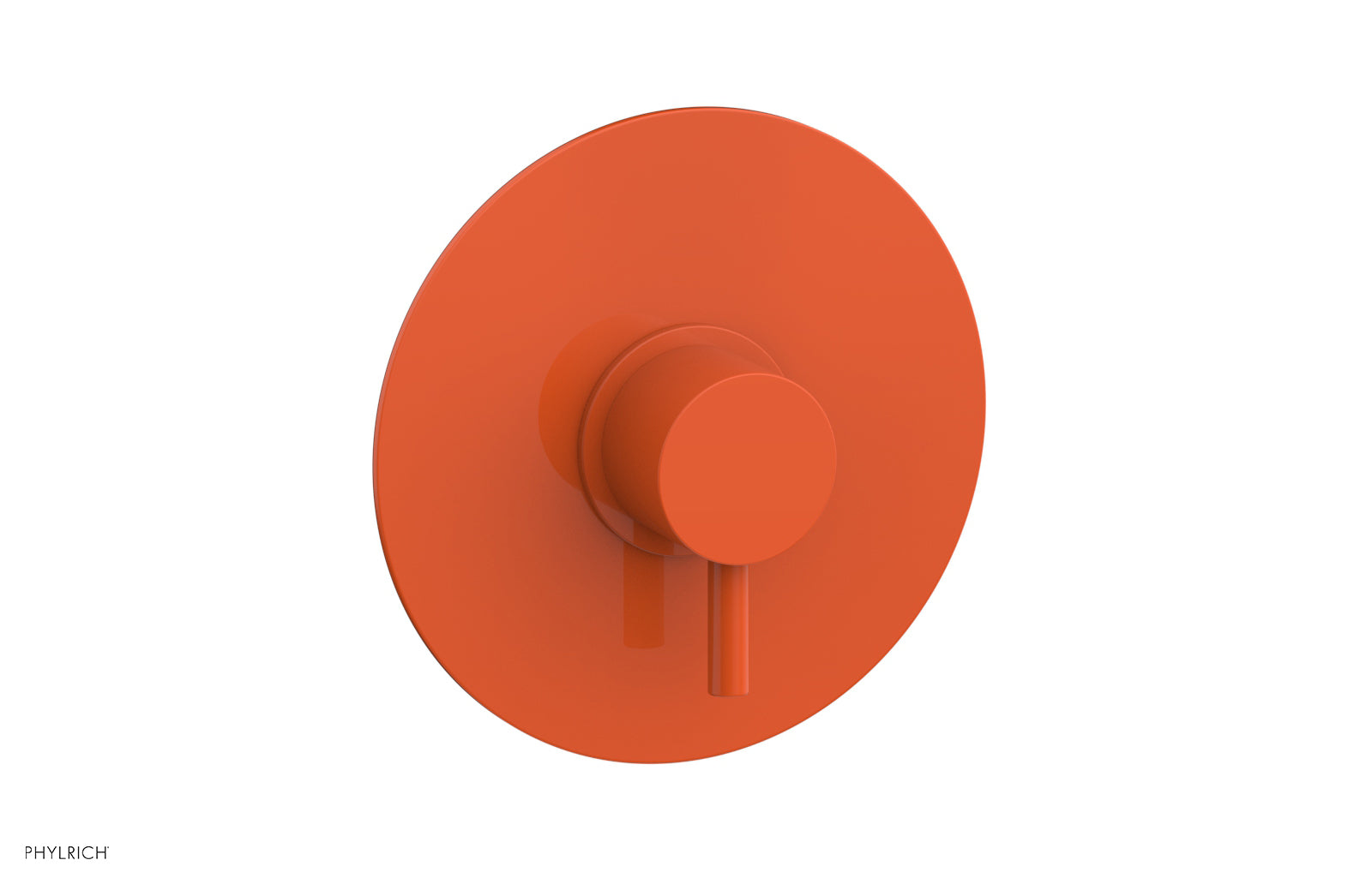 BASIC II Pressure Balance Round Shower Plate & Handle Trim with Lever Handle 4 183 - Perfect for Modern Bathroom Renovation and Spa-Like Shower Experience