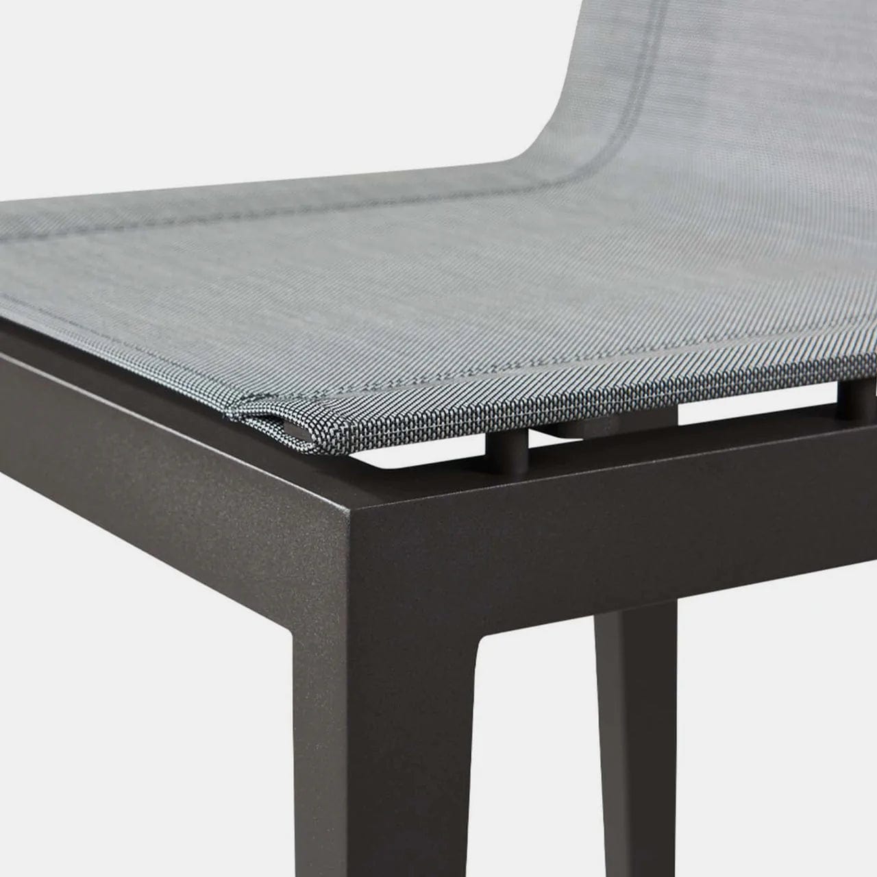 Byron Aluminum Outdoor Counter Stool - Rust-Resistant Bar Stools for Patio, Deck & Poolside - Modern Outdoor Dining & Entertaining Furniture
