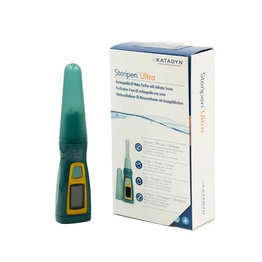 Katadyn Steripen Ultra UV Water Purifier for Travel, Camping & Emergency - Portable UV Light Water Treatment System for Hiking, Backpacking & Outdoor Adventures