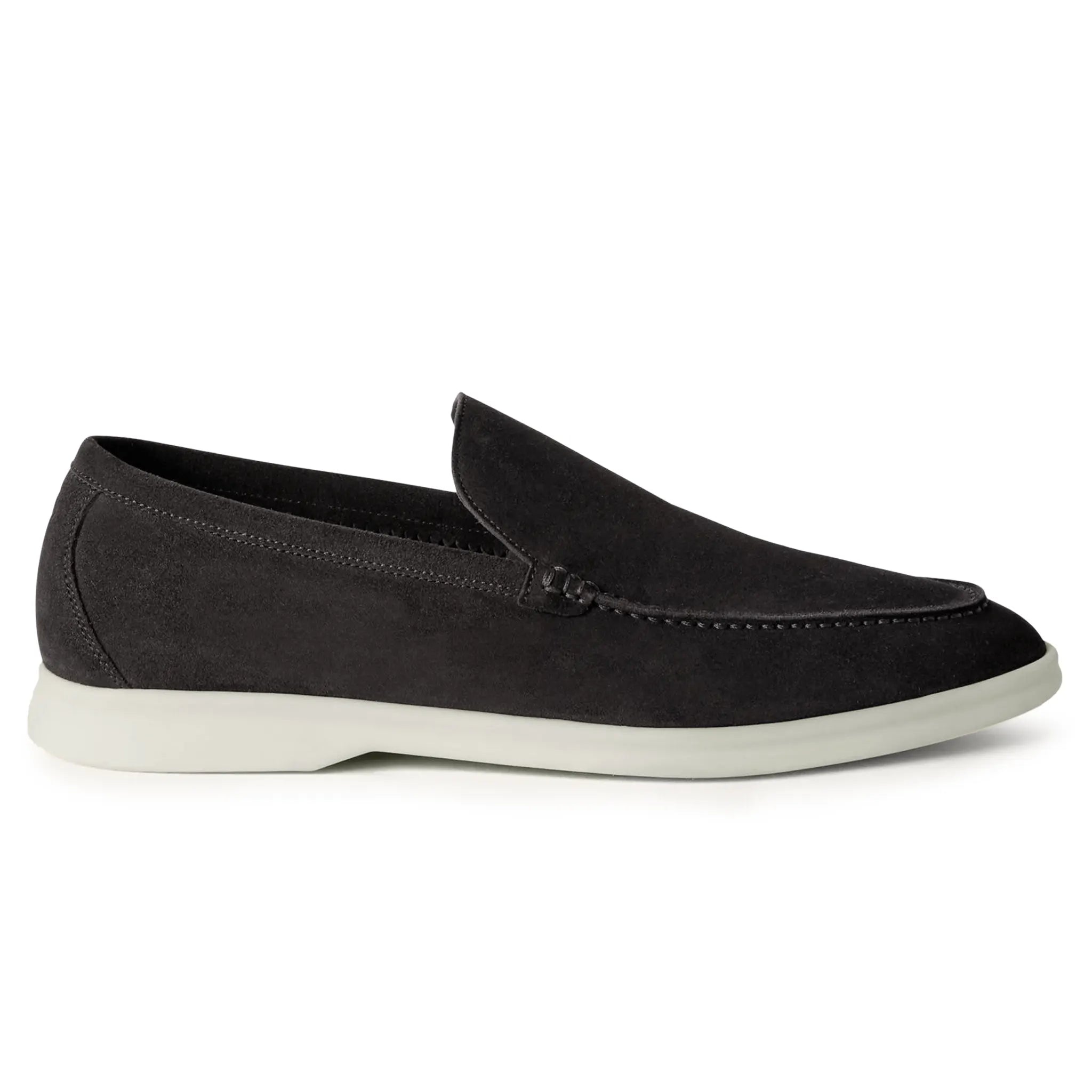 Loro Piana Summer Walk Suede Caviar Loafers for Men - Luxury Italian Slip-On Shoes for Business Casual & Summer Outfits