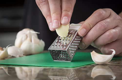 Stainless Steel Mini Grater with Magnet Holder - Multifunctional Handheld Cheese, Garlic, Ginger, Fruit & Vegetable Slicer - Potato, Carrot Chopper & Peeler - Kitchen Gadget Tool for Cooking, Baking & Meal Prep (Mixed Colors)