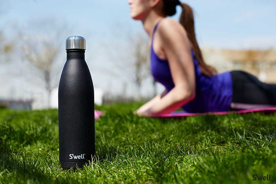 S'well Stone 25oz (739mL) Stainless Steel Water Bottle - Insulated, Leak Proof, Eco-Friendly for Travel, Gym & Outdoor Activities