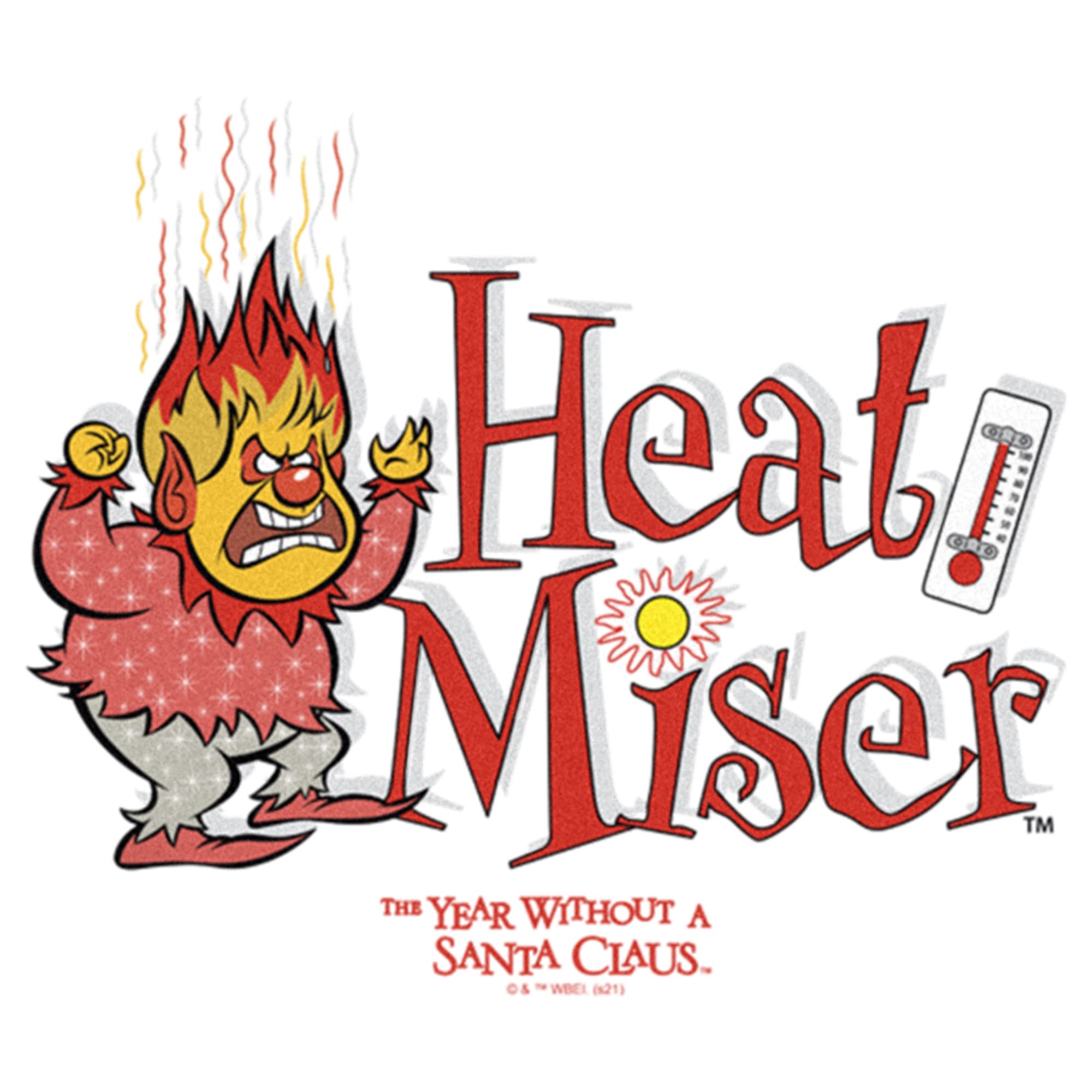Heat Miser T-Shirt for Girls | The Year Without a Santa Claus Graphic Tee | Cute Christmas Movie Shirt for Holiday Parties & Festive Outfits