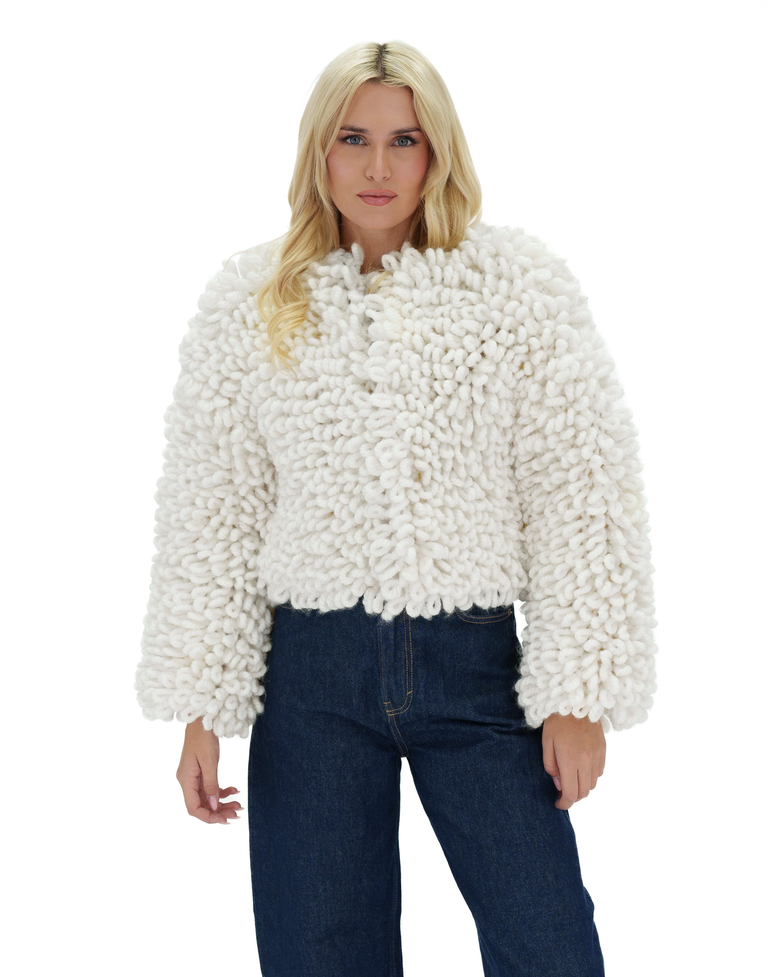 Soft Teddy Crop Jacket for Women - Cozy Fleece Outerwear for Fall & Winter | Perfect for Casual Outfits, Dates, and Layering