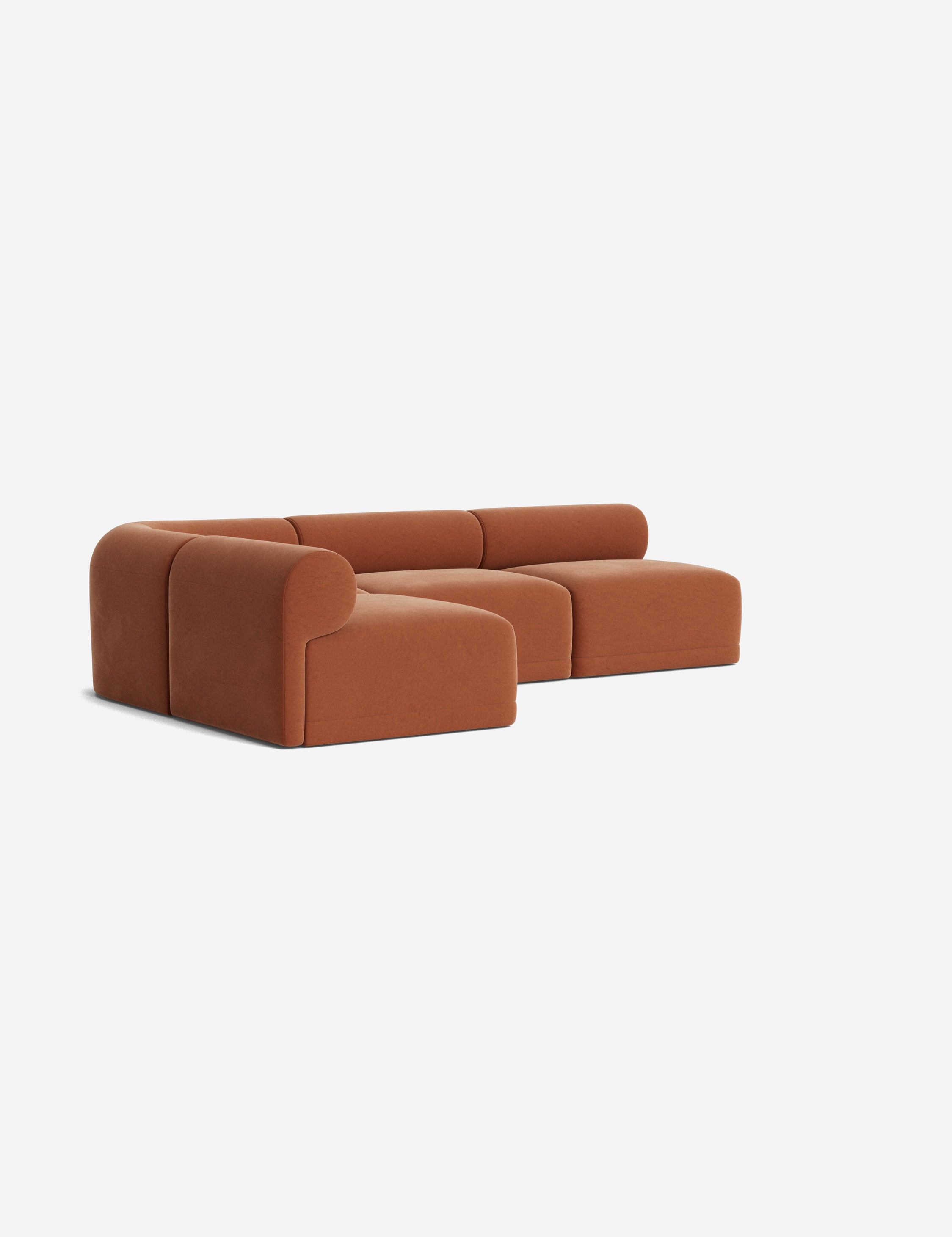 Stylish Carson Sectional Sofa - Modern L-Shaped Couch for Living Room, Lounge & Home Theater - Comfortable Fabric Upholstery with Reversible Chaise