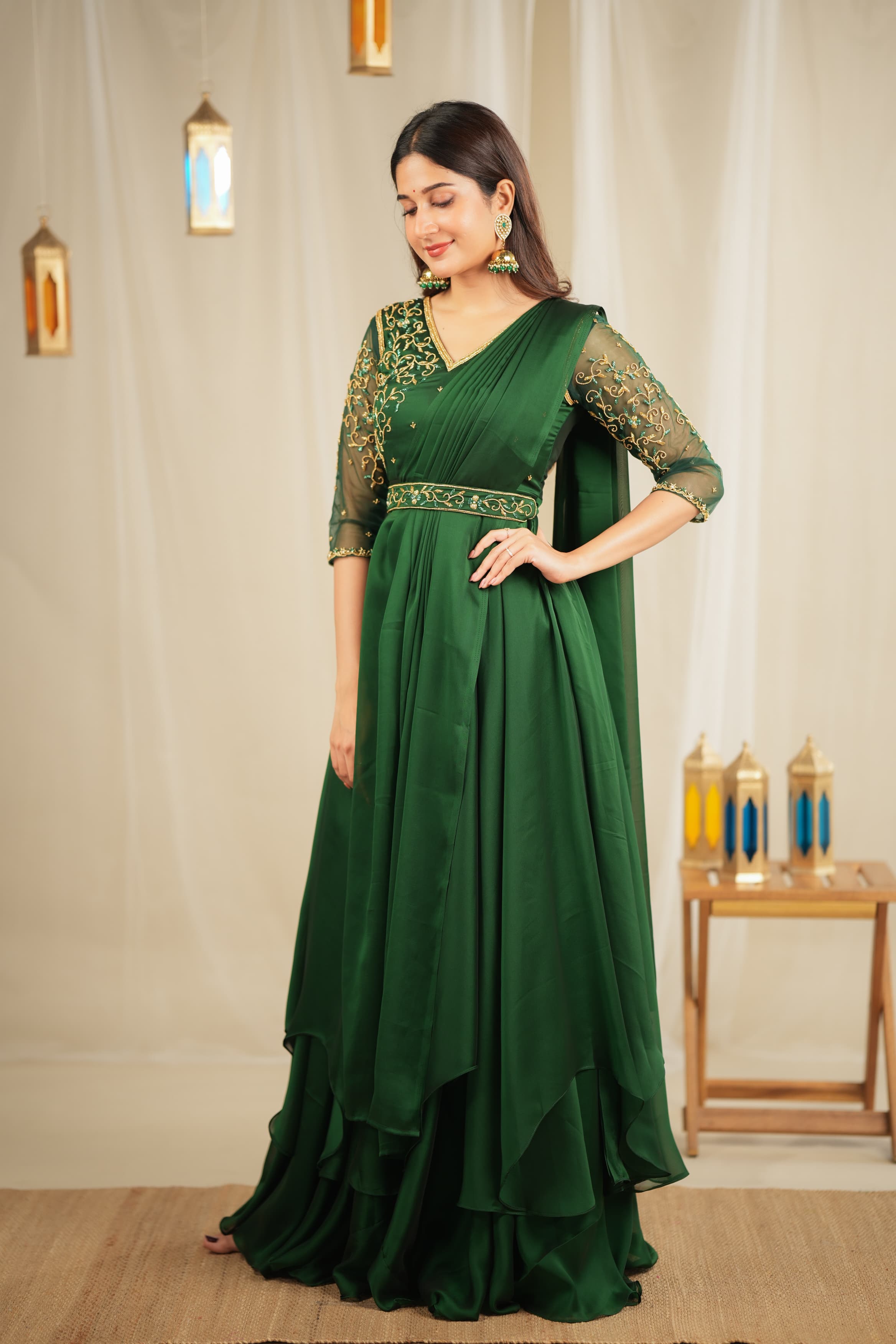 Smiriti Premium Designer Drape Wear for Women - Elegant & Stylish Outfits for Parties, Weddings & Special Occasions