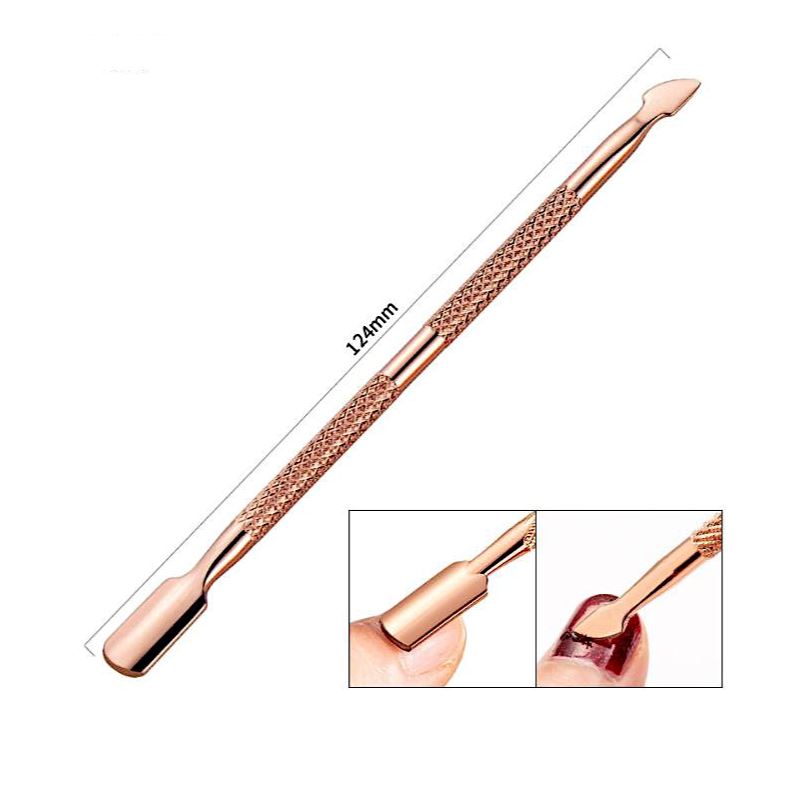 Professional Cuticle Pusher & Scraper - Curved & Sharp Design for Manicure & Pedicure - Perfect for Nail Care, Grooming & DIY Beauty at Home