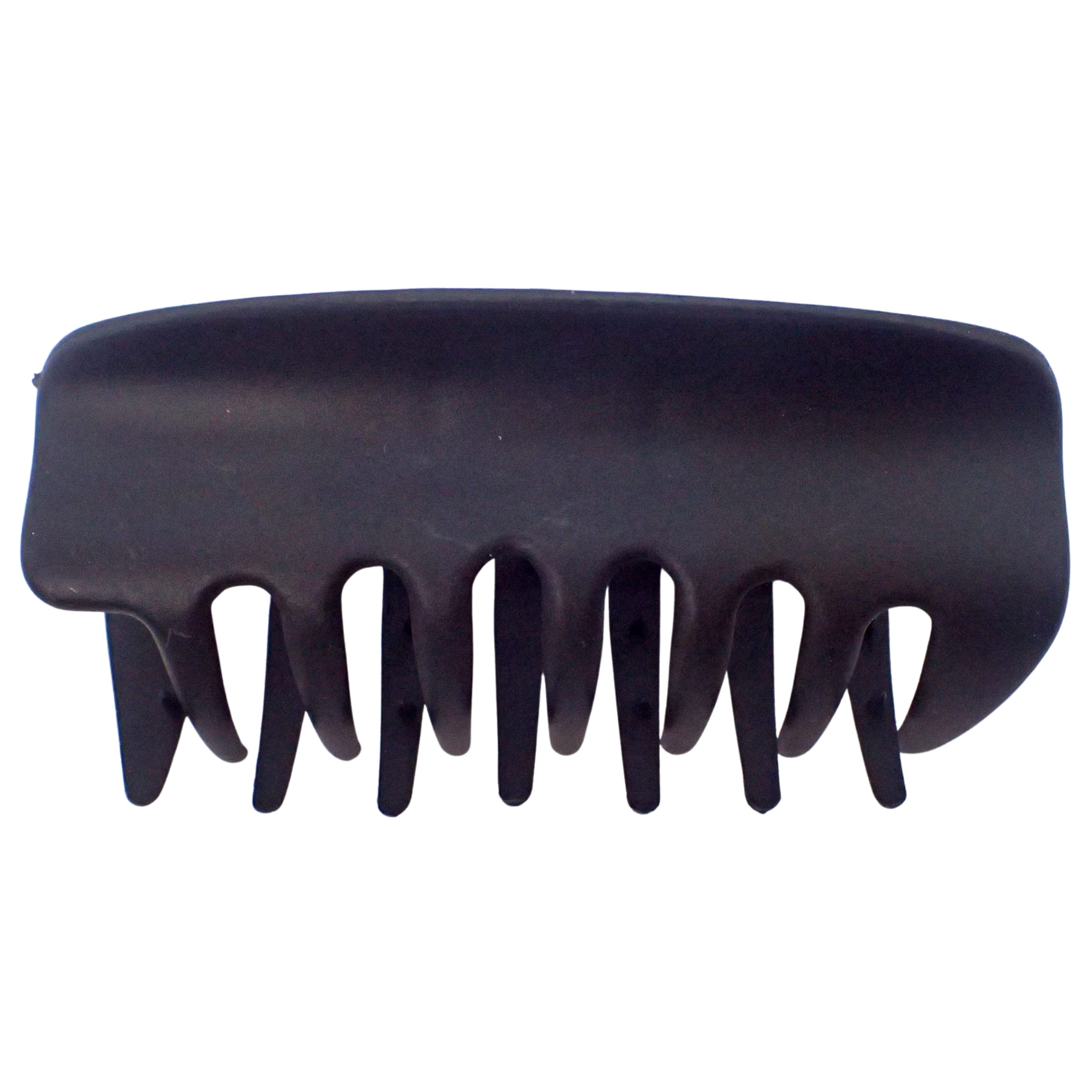 TopKids Women's Large Tooth Hair Claw Clips - Stylish Hair Accessories for Women & Girls - Strong Hold Hair Styling Tools for Ponytails, Buns & Updos (Black) - Perfect for School, Work & Special Occasions