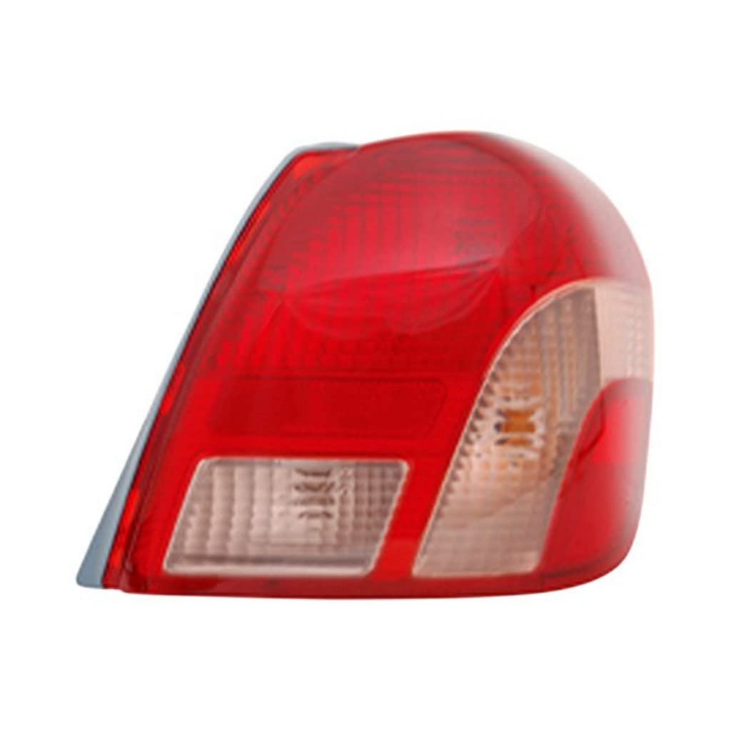 Toyota Echo 2000-2002 Passenger Side Tail Light Assembly Replacement - Compatible with 2-Door Coupe & 4-Door Sedan Models (Part# TO2801135, 8155052090) | Perfect for Night Driving Safety & Vehicle Restoration Projects