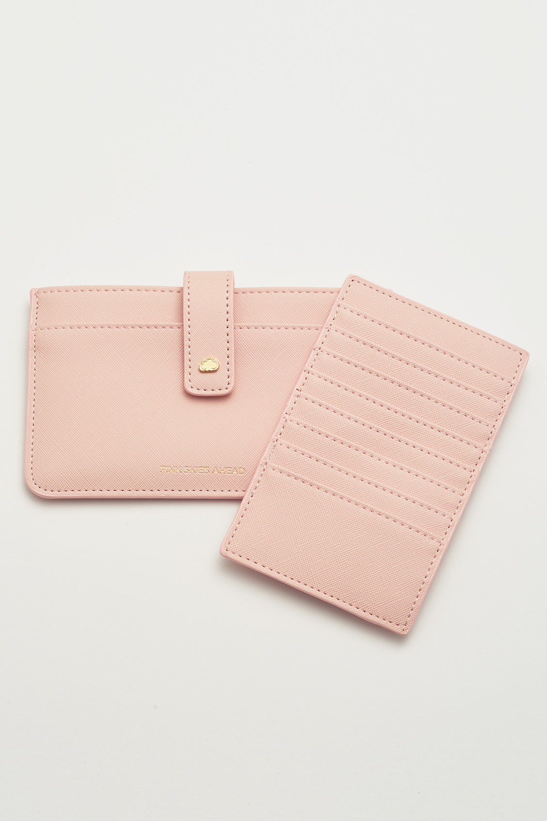 Pink Skies Ahead Travel Document Wallet - RFID Blocking Passport Holder for Women - Perfect for Airplane, Cruise & International Travel