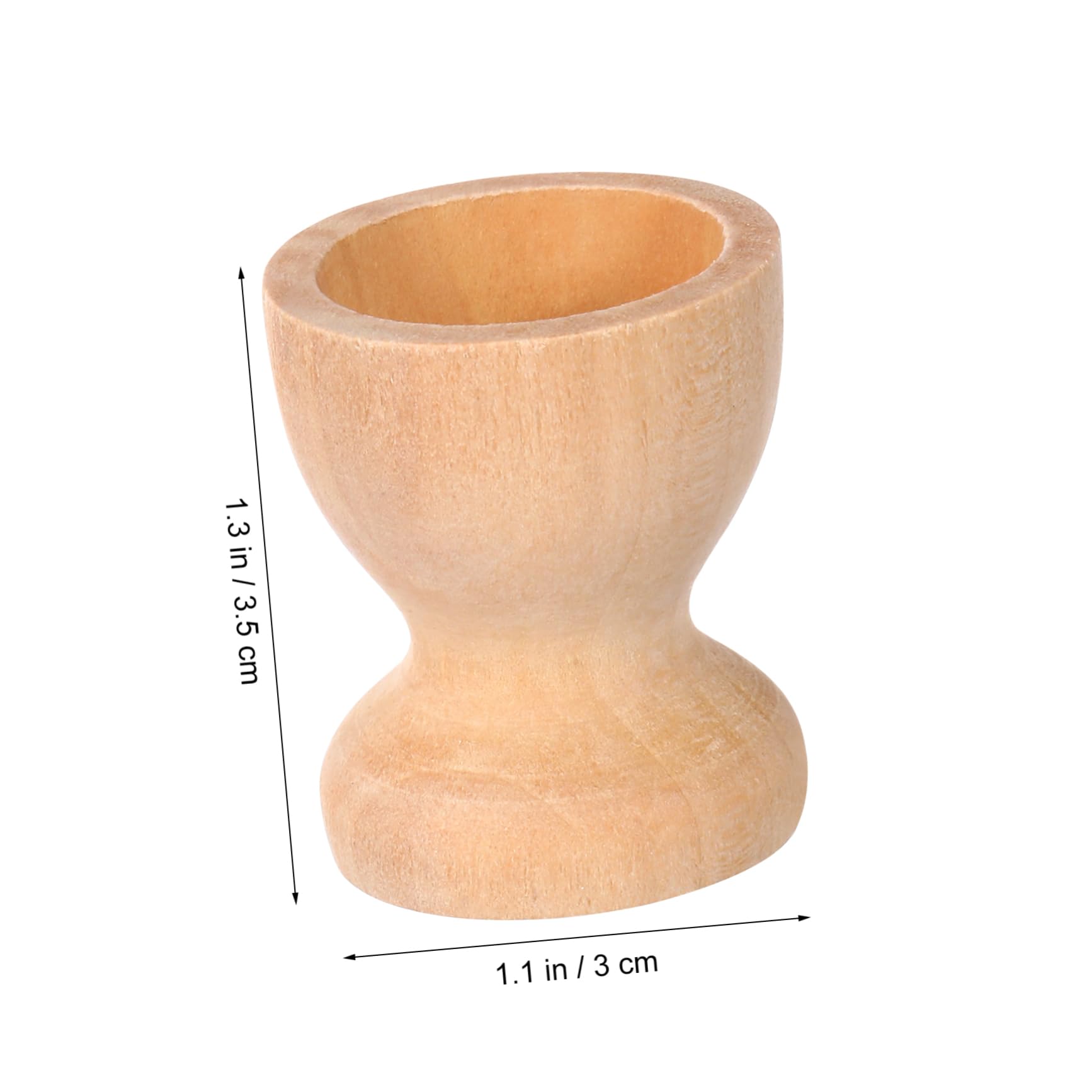 NUOBESTY 15-Piece Unpainted Wooden Easter Egg Holder Set - DIY Painting Easter Crafts for Kids & Adults - Perfect for Easter Decorations, Party Favors, and Holiday Home Decor