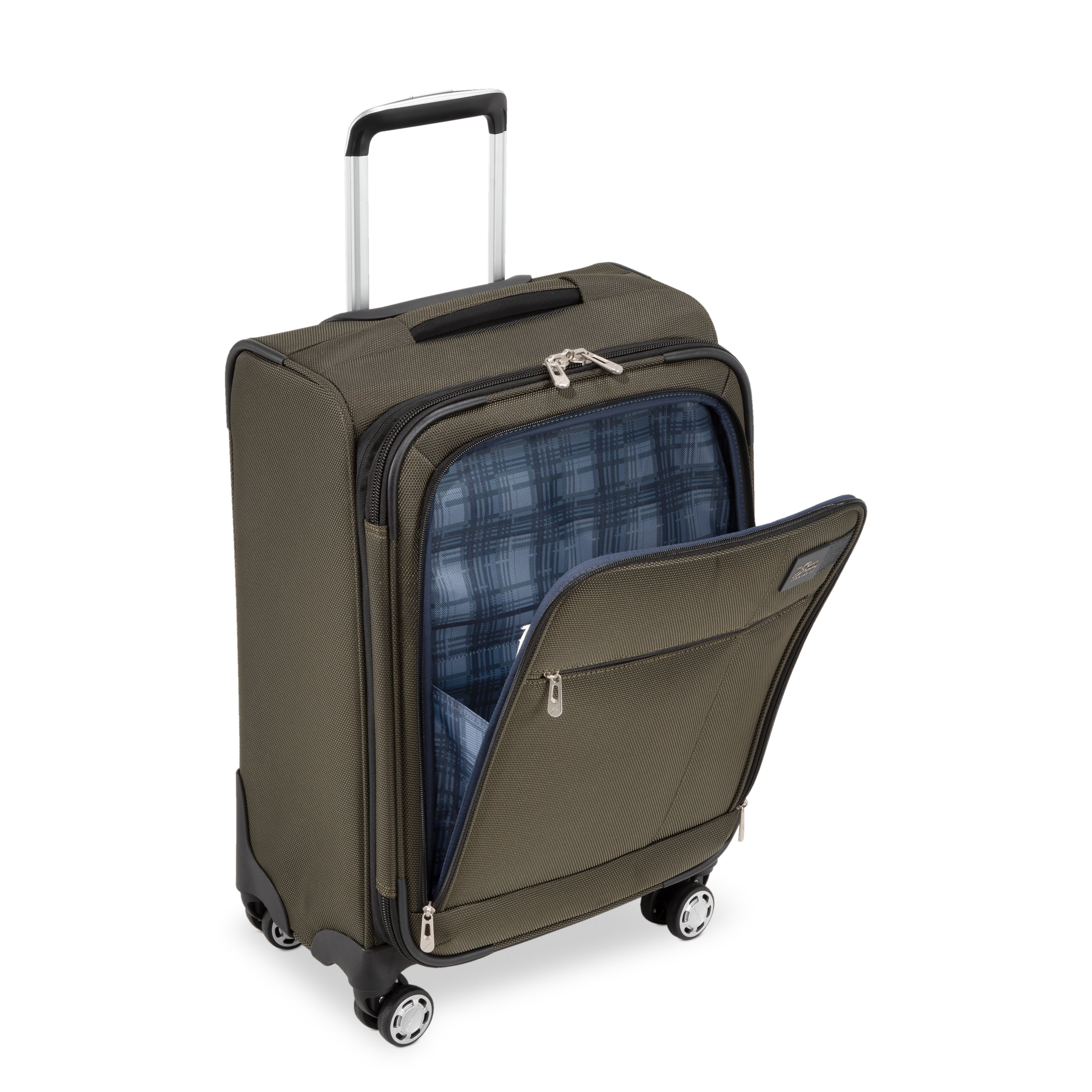 Sigma 7.0 Softside Carry On Luggage - Lightweight Expandable Travel Suitcase with Spinner Wheels for Airplane, Business Trips & Weekend Getaways