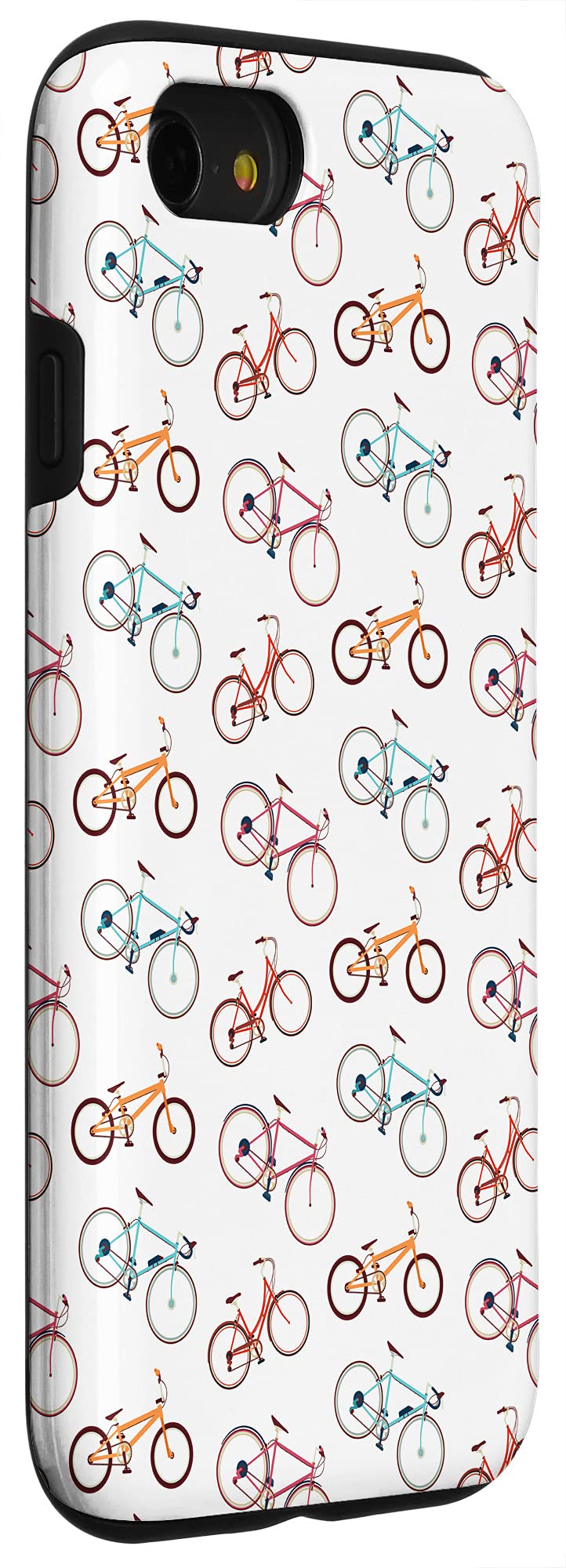iPhone SE (2020) / 7 / 8 Bicycle Pattern Phone Case - Durable Protective Cover for Cycling & Outdoor Activities