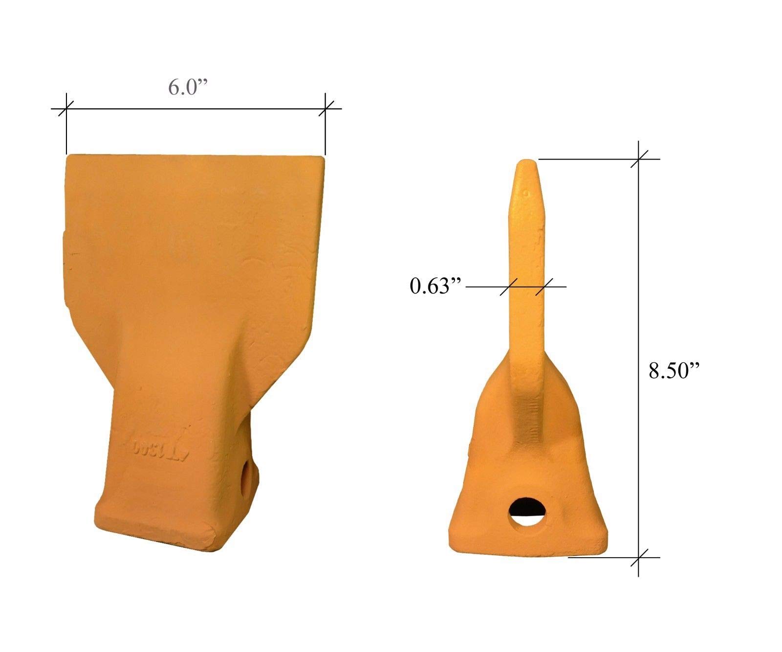 Caterpillar J300 Style Bucket Dirt Flare Tooth with Pins - 4T-1300, 107-3300 Replacement Part for Excavator & Heavy Equipment - Perfect for Construction, Mining & Landscaping Projects