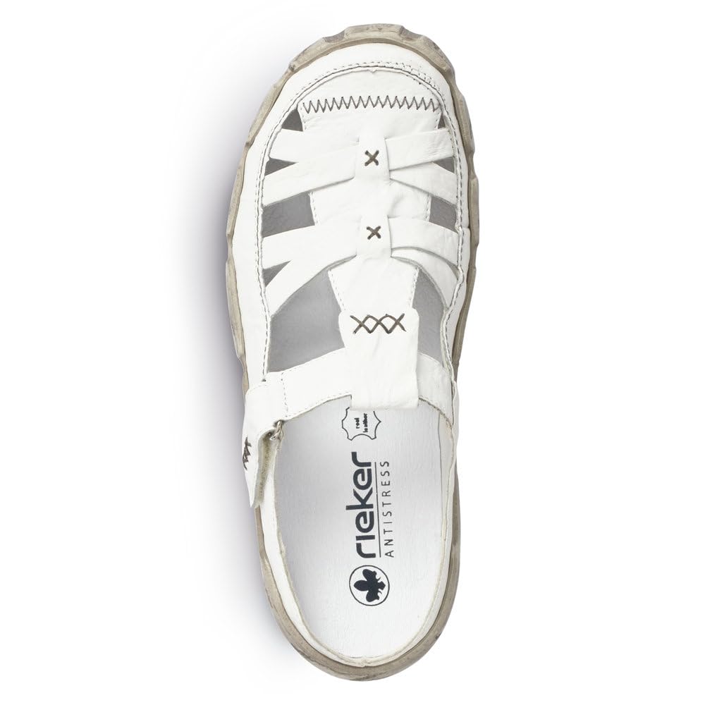Rieker Women's Comfort Clogs - Slip-Resistant Casual Shoes for Nurses, Teachers & Healthcare Workers - Lightweight & Supportive Footwear for All-Day Wear