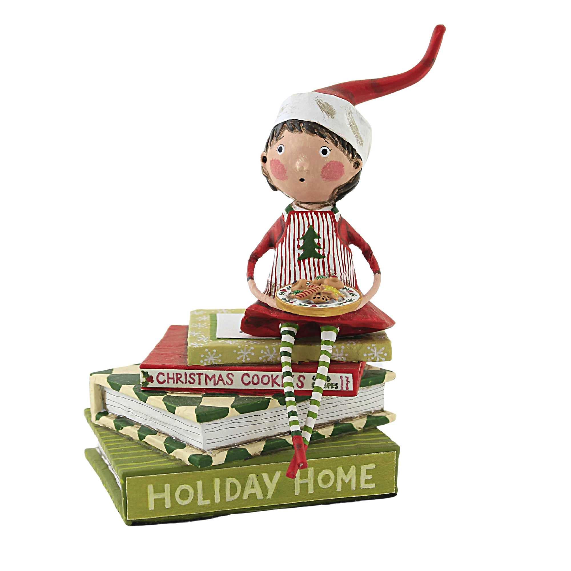 Lori Mitchell Sugar and Spice 7-Inch Polyresin Christmas Cooking Collectible Figurine (13330) - Perfect for Holiday Decor, Gift Giving & Collectors Display