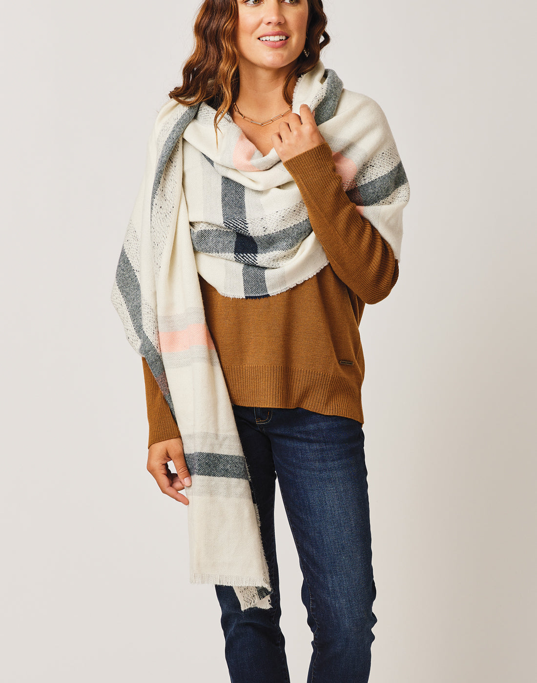 Vince Scarf in Birch - Soft & Stylish Winter Accessory for Women - Perfect for Cold Weather & Fashion Outfits