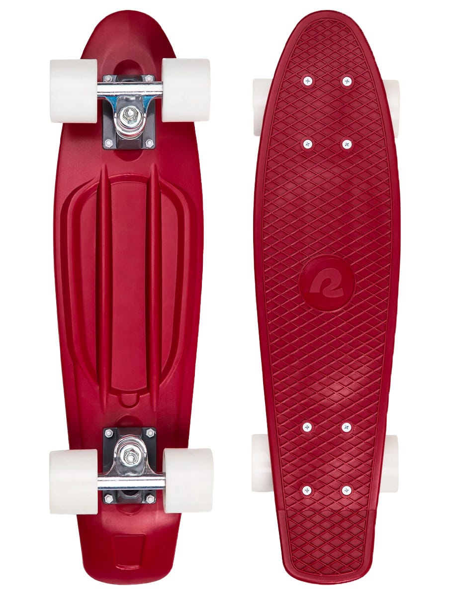 Retrospec Quip Mini Cruiser Skateboard - 22.5 Inch Lightweight Skateboard for Kids & Adults - Perfect for Commuting, Campus Riding & Street Skating