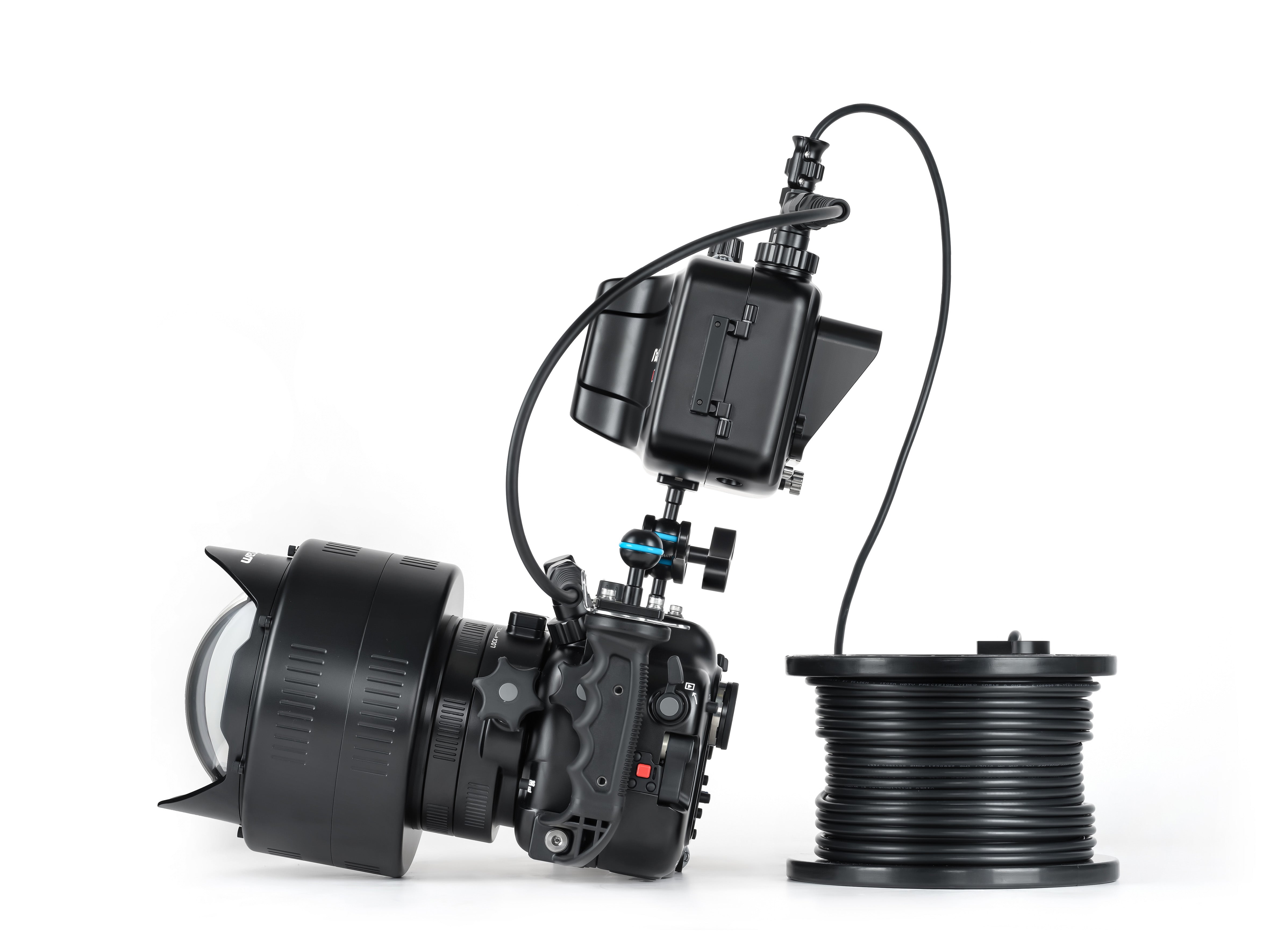 Nauticam Atomos Ninja V S Underwater Housing for Atomos Ninja V, V+ & Ultra 5 Recorder Monitor - Waterproof Case with AtomX SDI Module (HDMI 2.0 Cable Not Included) - Perfect for Underwater Videography & Professional Marine Filming