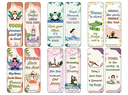 Inspiring Yoga Quotes Bookmarks (2-sets)