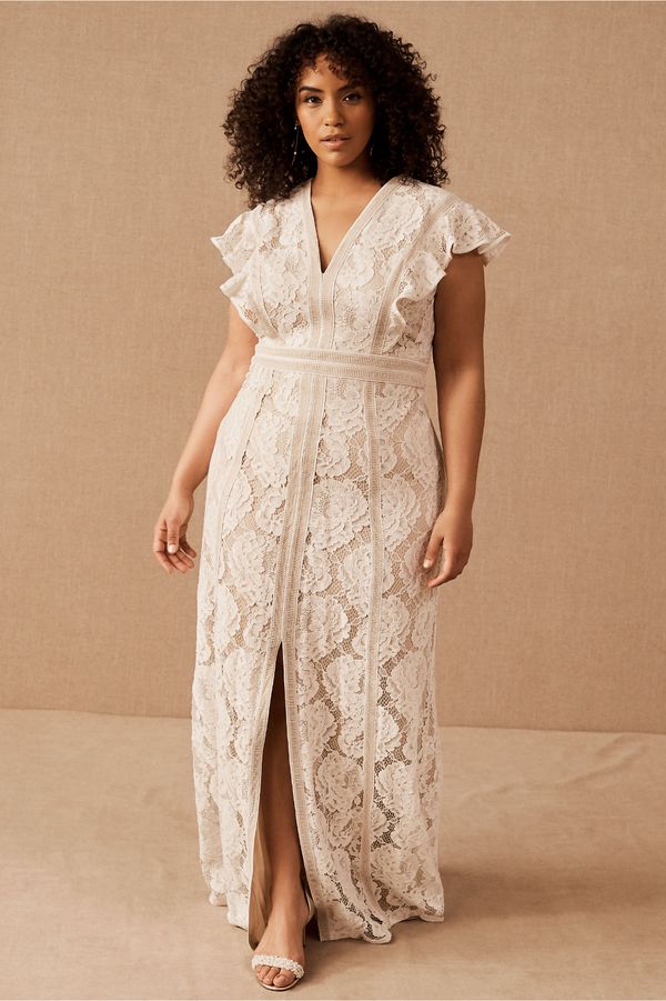 BHLDN Tadashi Shoji Placid Gown - Elegant Formal Evening Dress for Weddings, Prom & Special Occasions