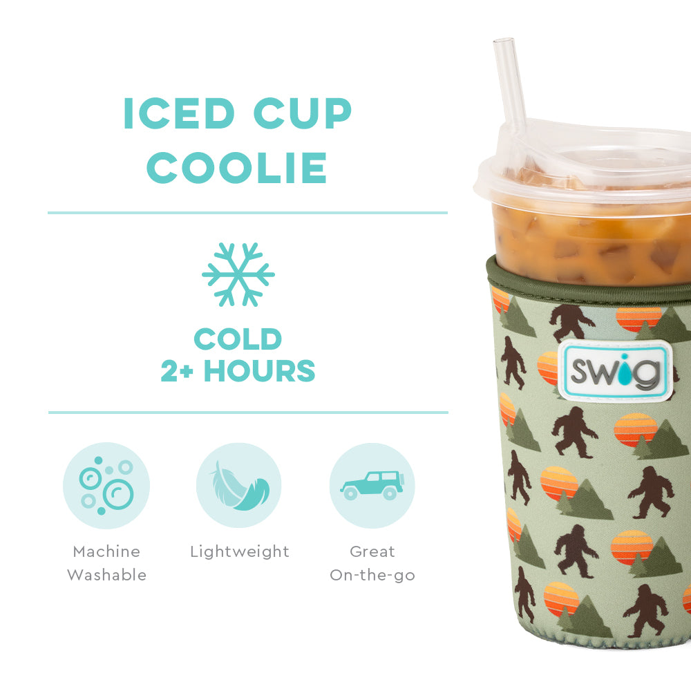 Wild Thing Medium Iced Cup Coolie - Insulated Beverage Sleeve for Coffee, Tea & Cold Drinks - Perfect for Home, Office & Outdoor Activities