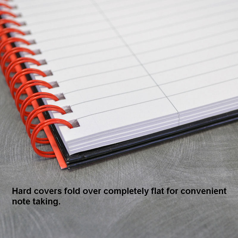 Premium Hardcover Twin-Wire Notebooks for School, Office & Journaling - A5 Size, 80 Sheets, Lined Paper, Durable Cover for Students & Professionals