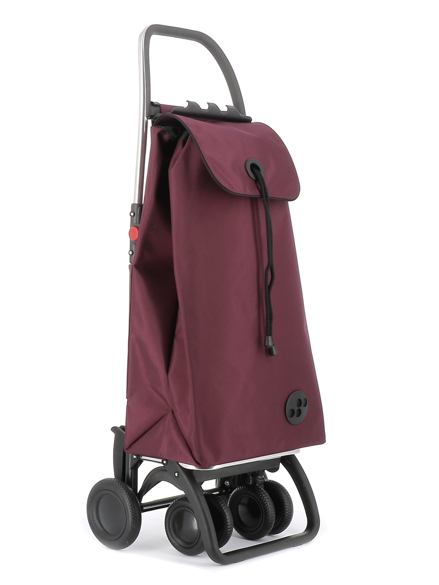 Rolser I Max MF 4 Wheel Foldable Shopping Cart with 2 Swivel Wheels - Lightweight Grocery Trolley for Supermarket, Shopping Mall & Outdoor Market Use