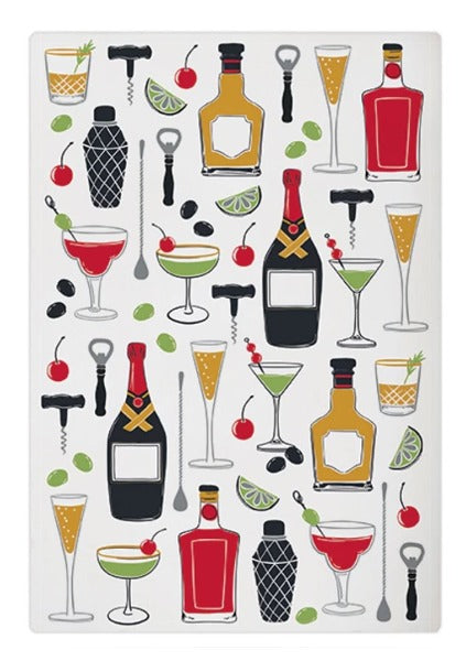 Mu Kitchen Oversized Kitchen Towels - Super Absorbent, Fun Patterns for Cooking, Cleaning & Decor - Perfect for Home, Restaurant & Gifts