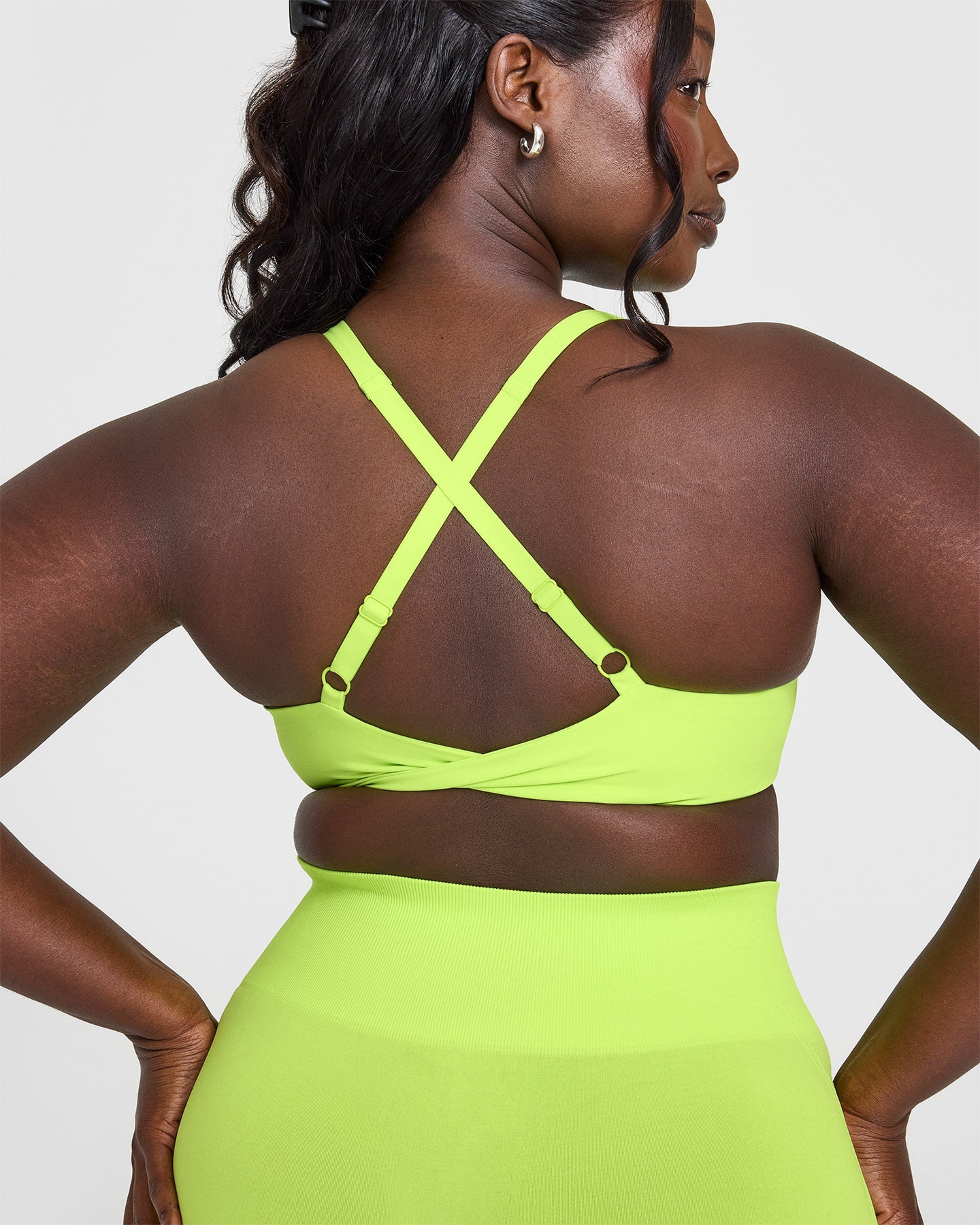 Seamless Wireless Micro Bralette - Citrus Green | Comfortable Soft Stretchy Yoga Bralette for Women | Perfect for Yoga, Lounge & Everyday Wear