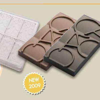 20g Relief Cacao Bar Chocolate Mold - Premium Silicone Baking Mold for Homemade Chocolate Bars, Candy Making, DIY Desserts - Perfect for Valentine's Day, Christmas Gifts & Party Treats