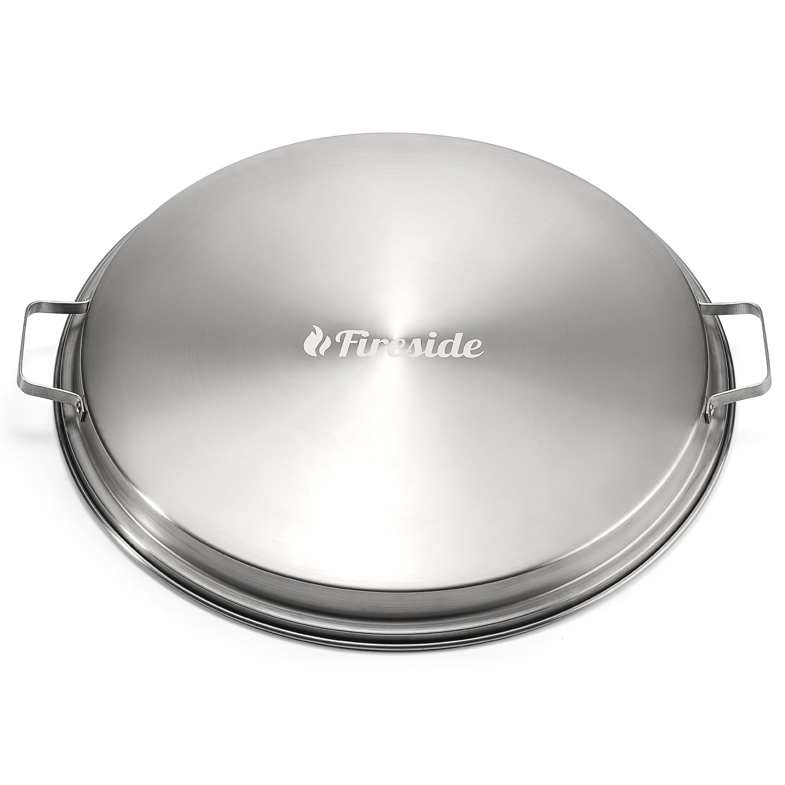 TURBRO Fireside Pluto R19 Lid - 19 Inch 304 Stainless Steel Fire Pit Cover for Outdoor & Camping - Perfect for Patio, Backyard, and RV Fire Pit Protection