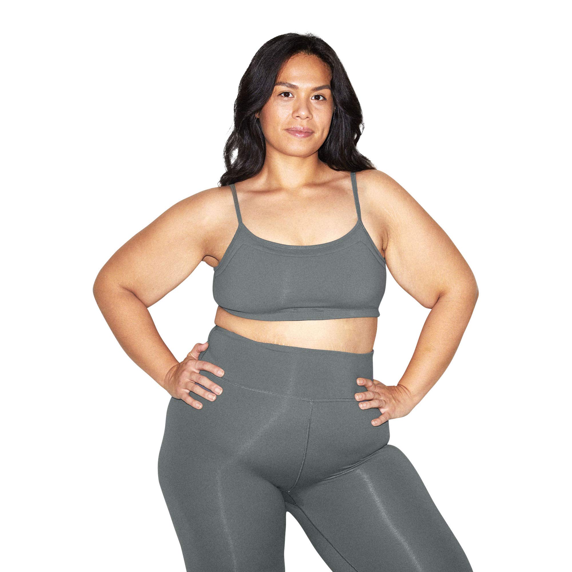 American Apparel Women's Forward Sleeveless Sports Bra - High Support Workout Top for Yoga, Running & Gym - Breathable Activewear for Women