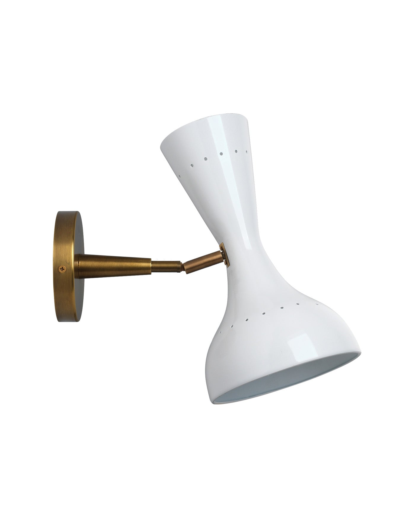 Pisa Wall Sconce White - Modern LED Wall Light Fixture for Living Room, Bedroom & Hallway Lighting